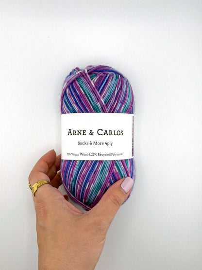 Arne & Carlos Socks & More 4-Ply Sock Yarn | ColourPopCrafts