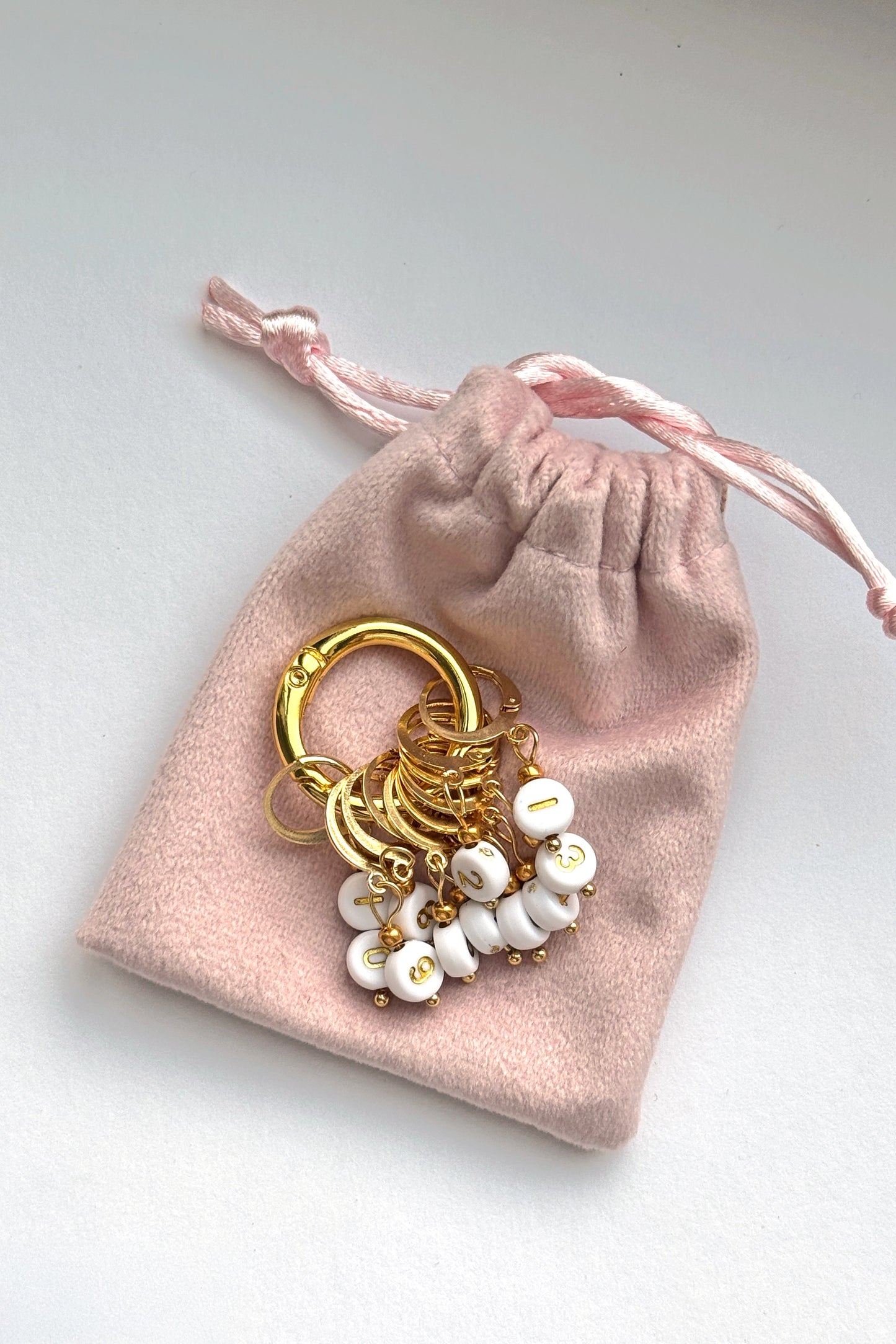 Stitch Markers for Knitting & Crochet – Row Counter Set 1 to 10 ColorPopCrafts