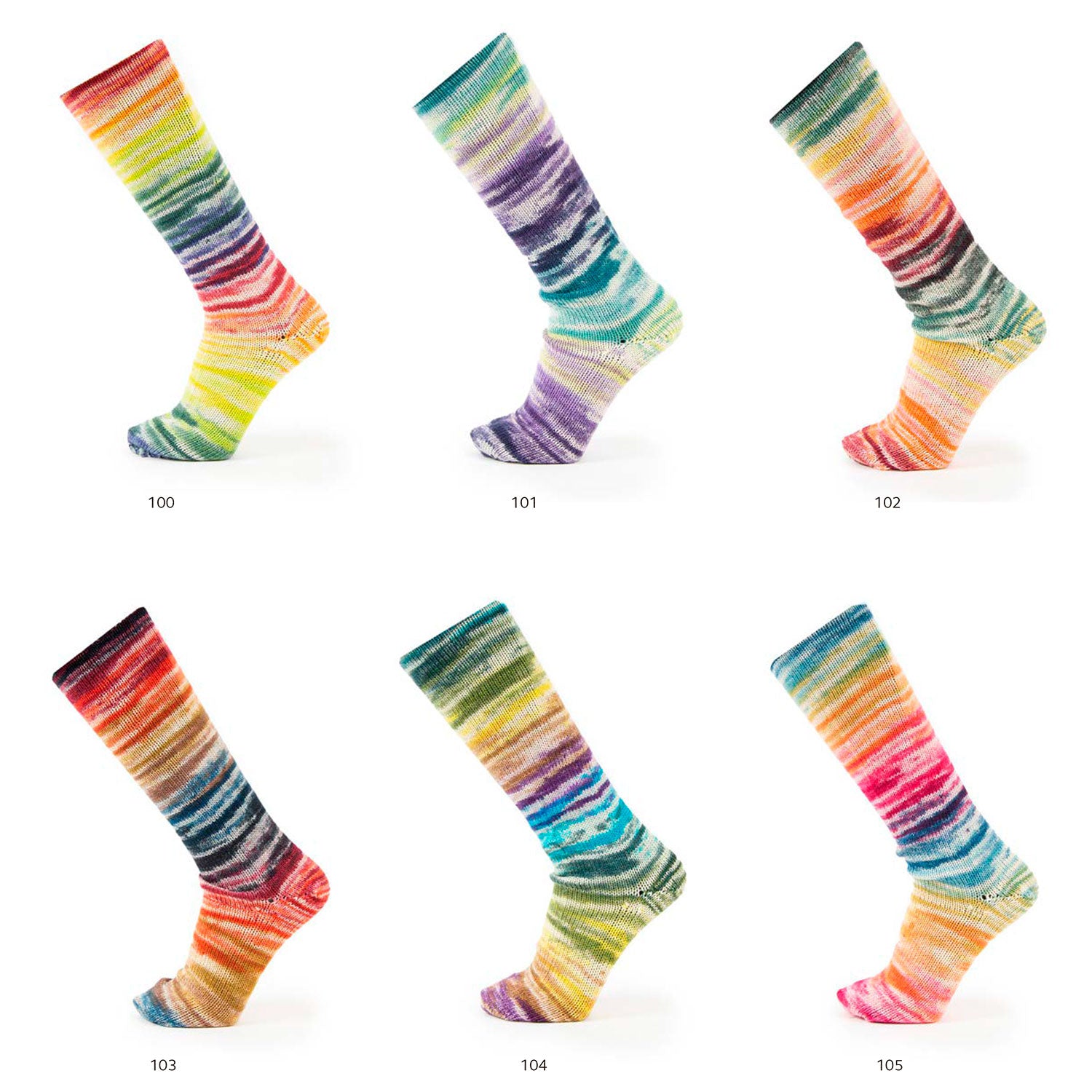 Symmetric Socks & More - Crazy Sock Yarn | ColourPopCrafts