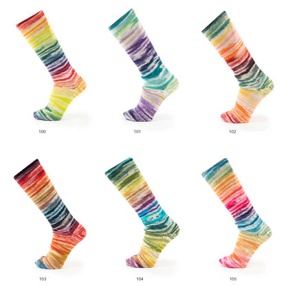 Symmetric Socks & More - Crazy Sock Yarn | ColourPopCrafts