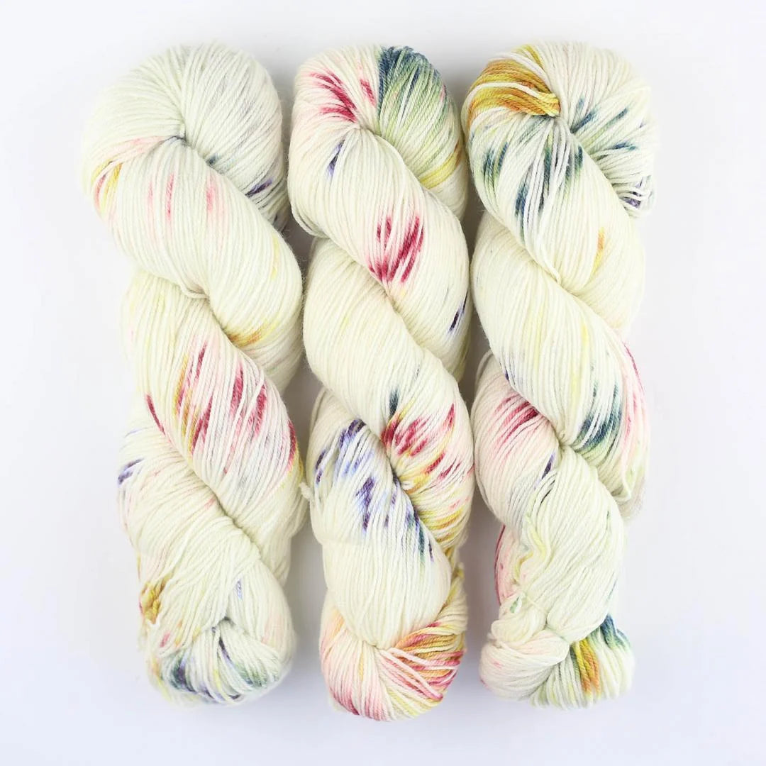 Cowgirl Blues Proper Sock. Hand Dyed Sock Yarn | ColourPopCrafts