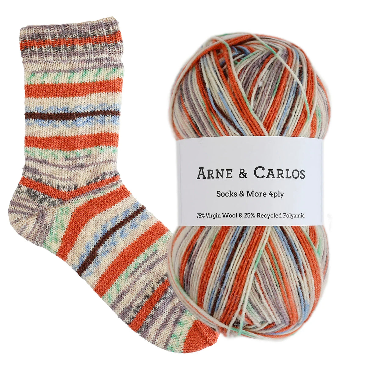 Arne & Carlos Socks & More 4-Ply Sock Yarn | ColourPopCrafts