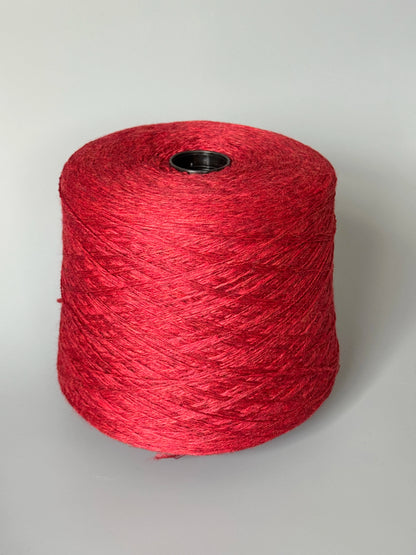 Zegna Baruffa Fiammato. 100% Virgin Wool. Red