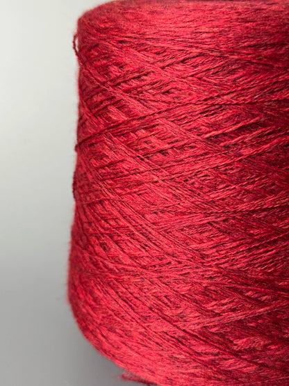 Zegna Baruffa Fiammato. 100% Virgin Wool. Red