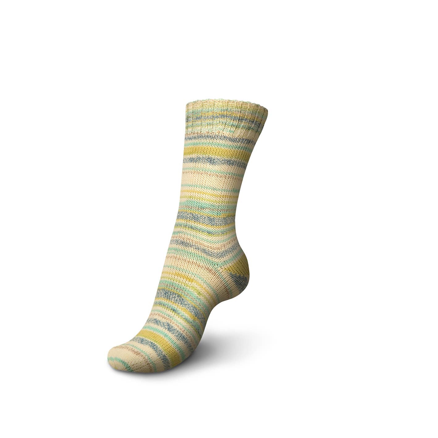 REGIA Sock Wool 4-ply Colour: Funky Turquoise And Lime Color