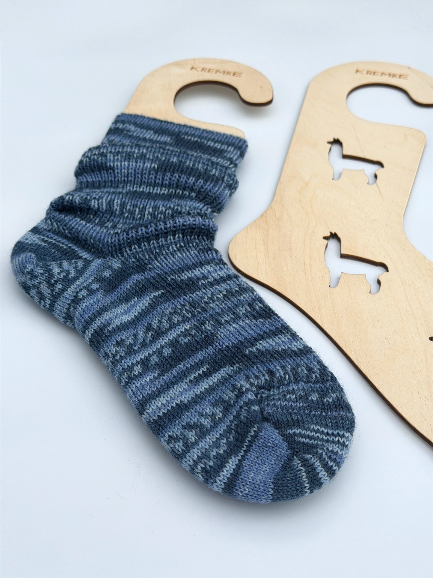 Kremke Wooden Sock Blockers | Alpaca Design | ColourPopCrafts