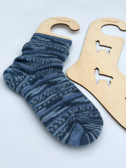 Kremke Wooden Sock Blockers | Alpaca Design | ColourPopCrafts