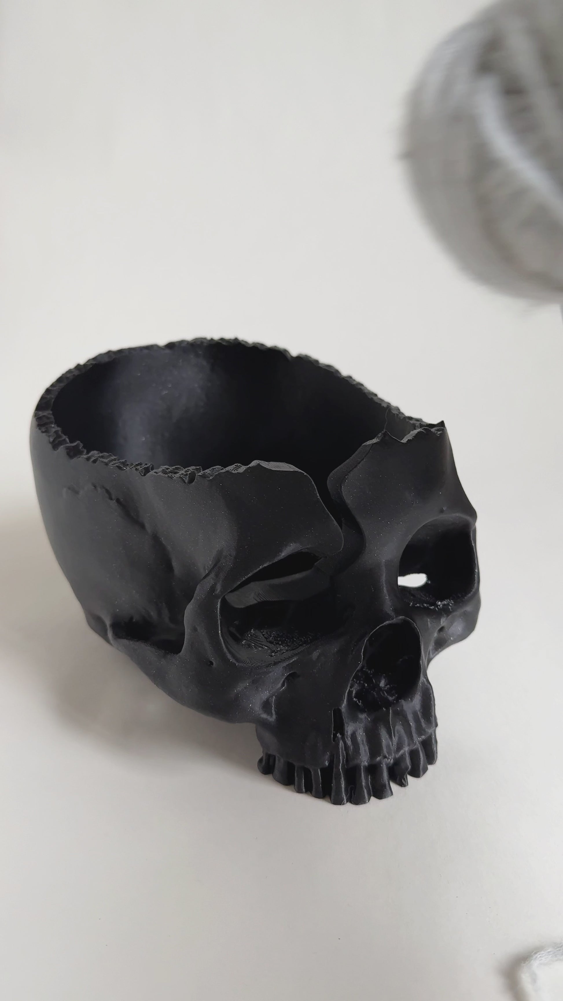 Skull Yarn Bowl ColorPopCrafts