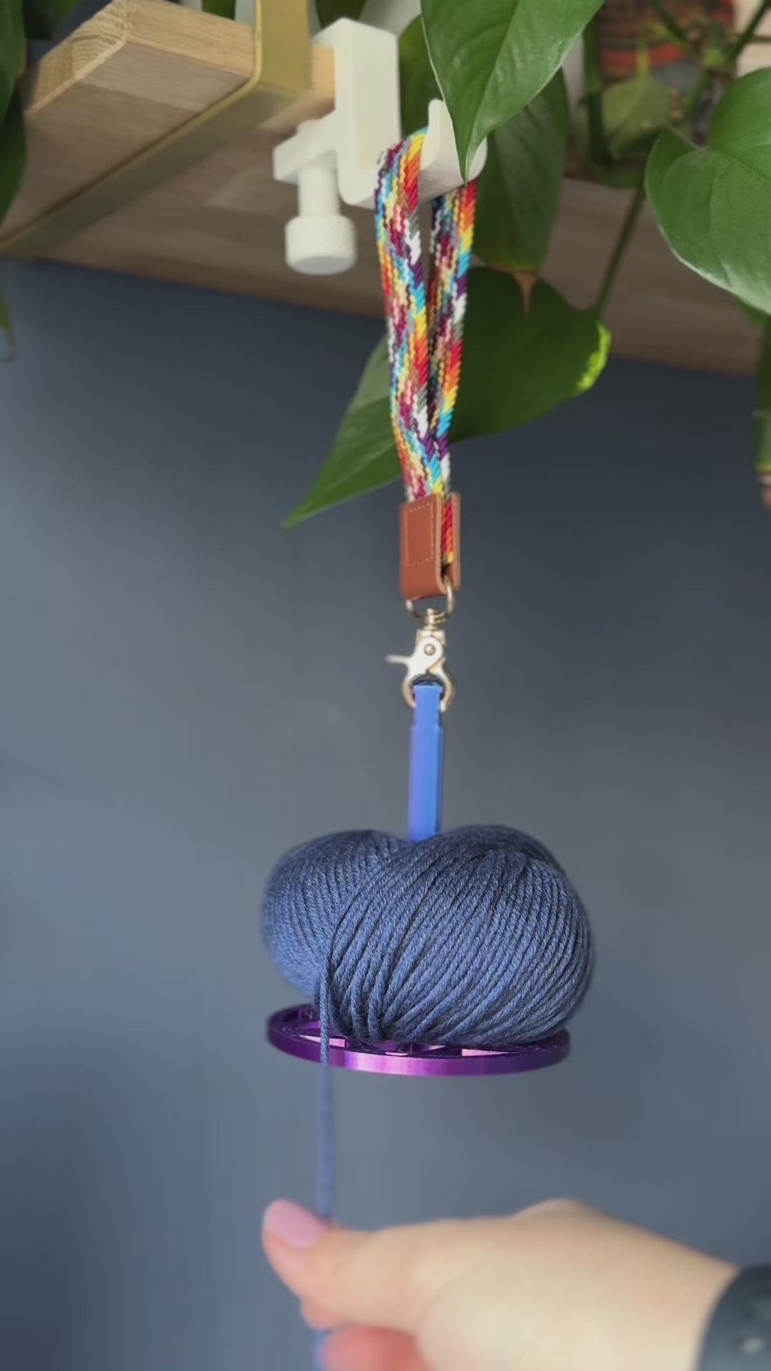 Portable Yarn Holder | ColorPopCrafts