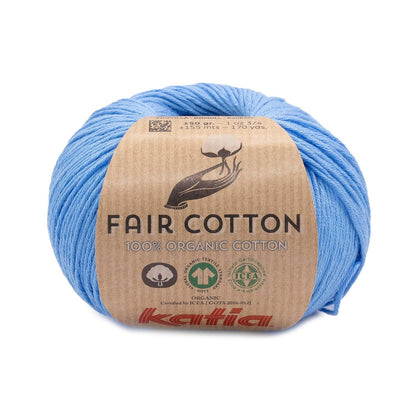 Katia Fair Cotton. 100% Organic Cotton for Baby, Summer Tops & Lightweight Knits