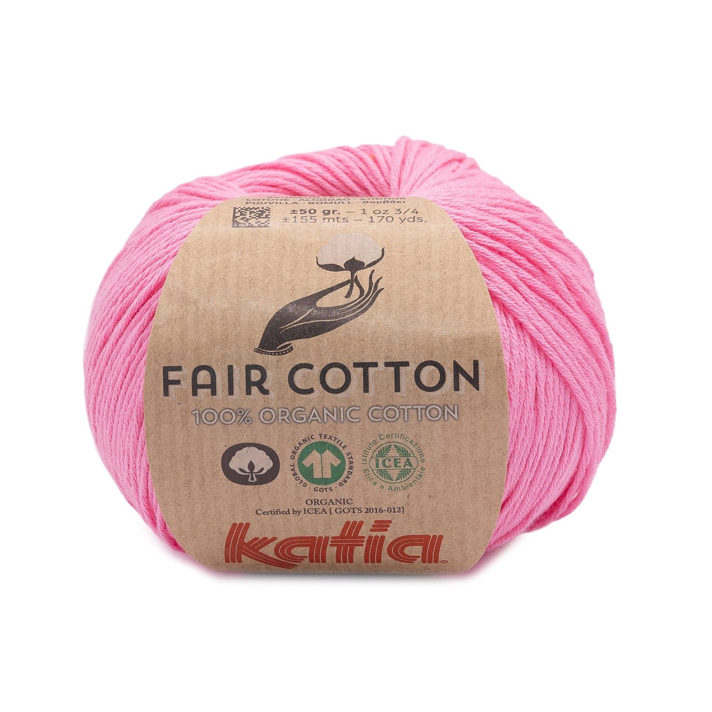 Katia Fair Cotton. 100% Organic Cotton for Baby, Summer Tops & Lightweight Knits