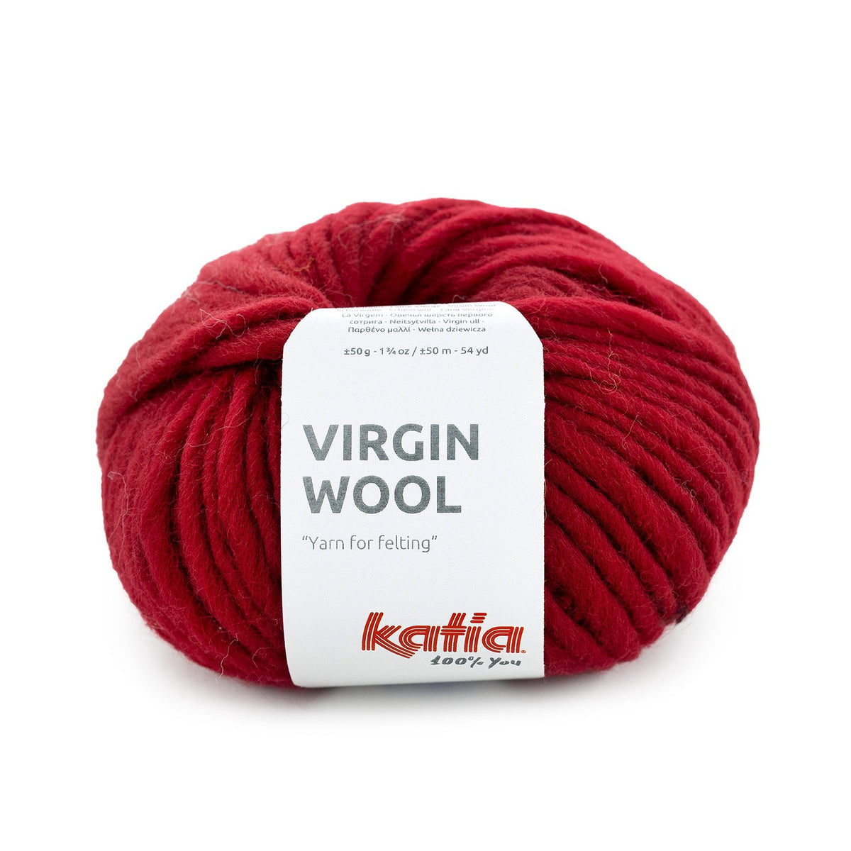 Katia Virgin Wool 100% Roving Wool for Knitting & Felting