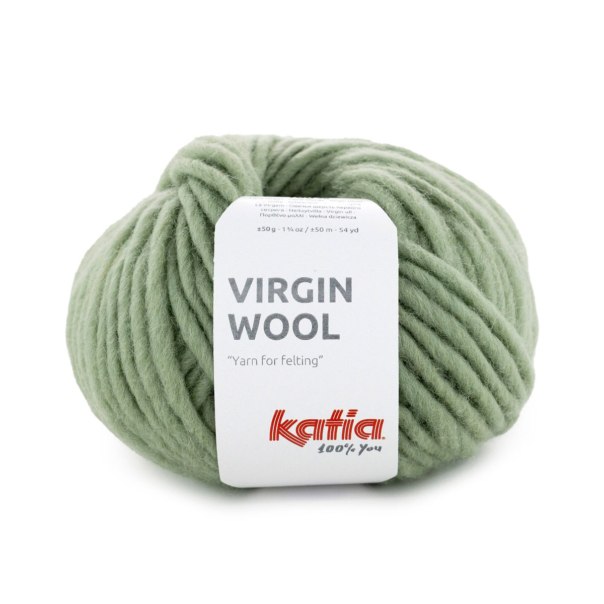 Katia Virgin Wool 100% Roving Wool for Knitting & Felting